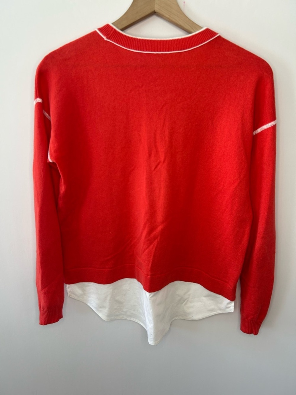 Elliot Lauren Women’s Red and White Sweater, Size XS - Picture 5 of 8
